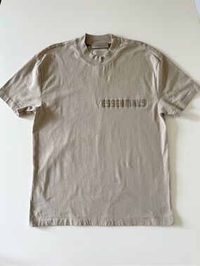 Essentials Taupe T-Shirt Short Sleeve Fear of God Beige M Medium